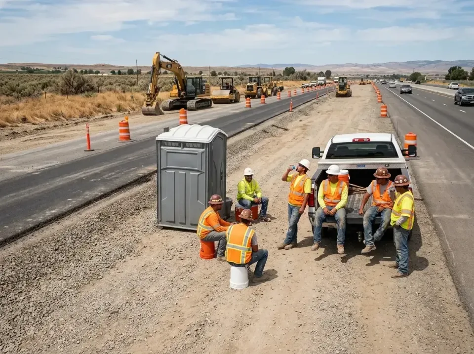 highway-road-construction-crew-007 — frequently asked questions, Porta Potty and Restroom Rentals in Casselton, ND